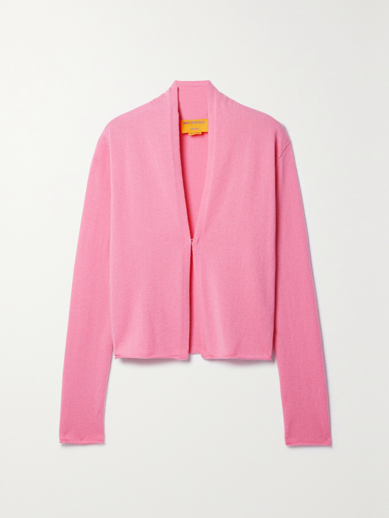 Guest In Residence Stealth Cashmere Cardigan In Pink