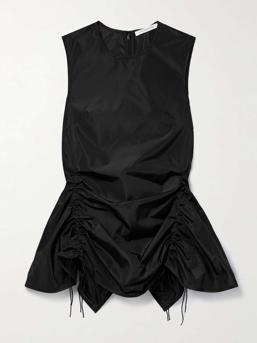 Cecilie Bahnsen Unika Ruched Taffeta Top -  - UK 16