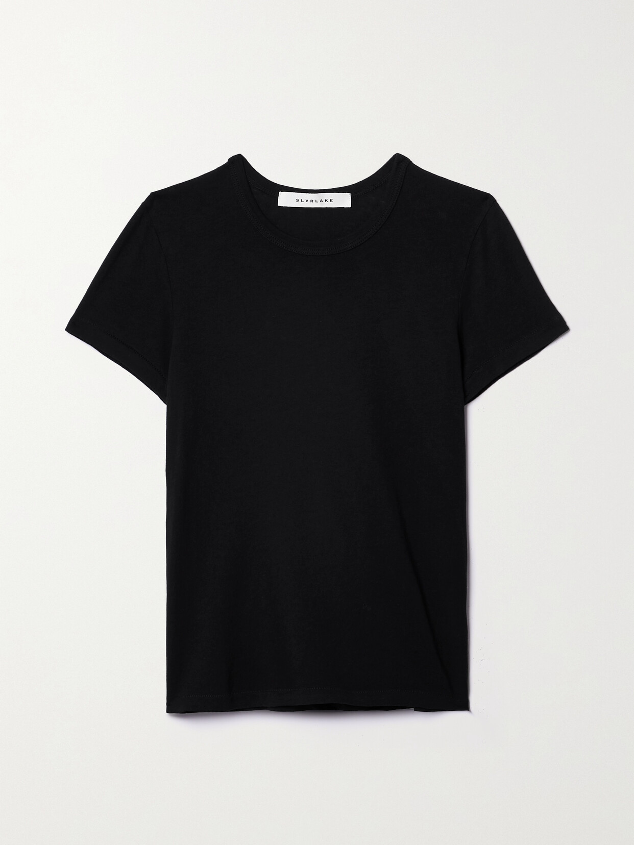 Slvrlake Cotton-jersey T-shirt In Black