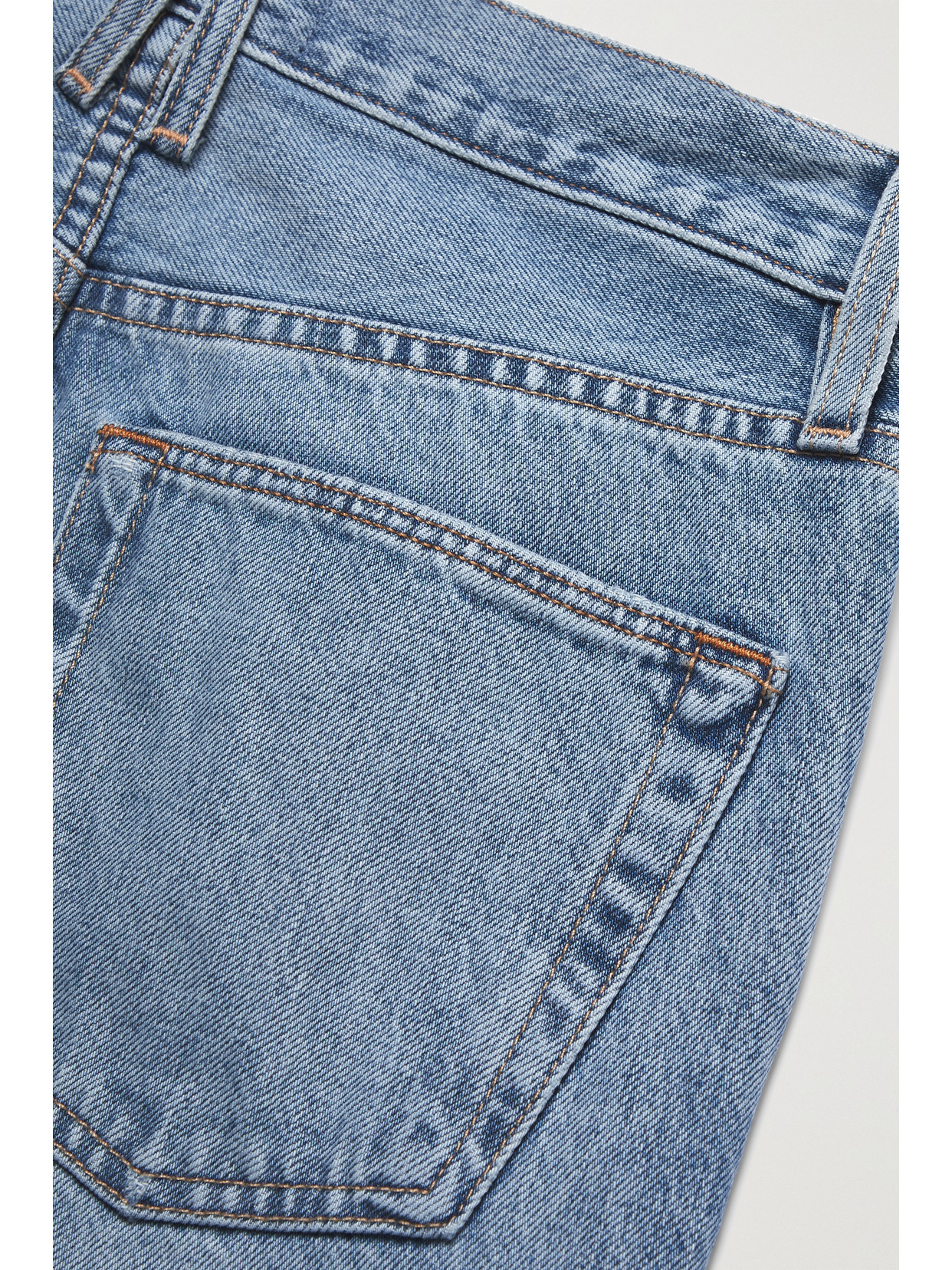 Slvrlake Grace Organic Cotton Wide Leg Jeans In Blue