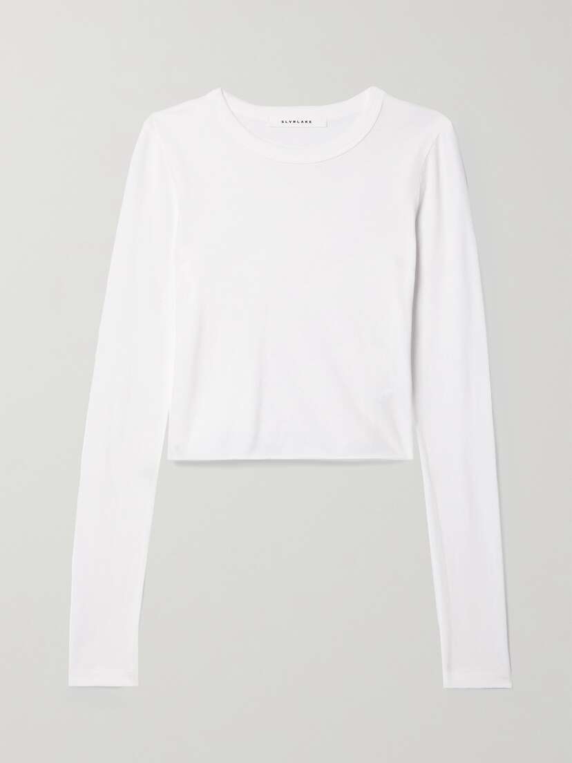 SLVRLAKE Cotton-jersey T-shirt
