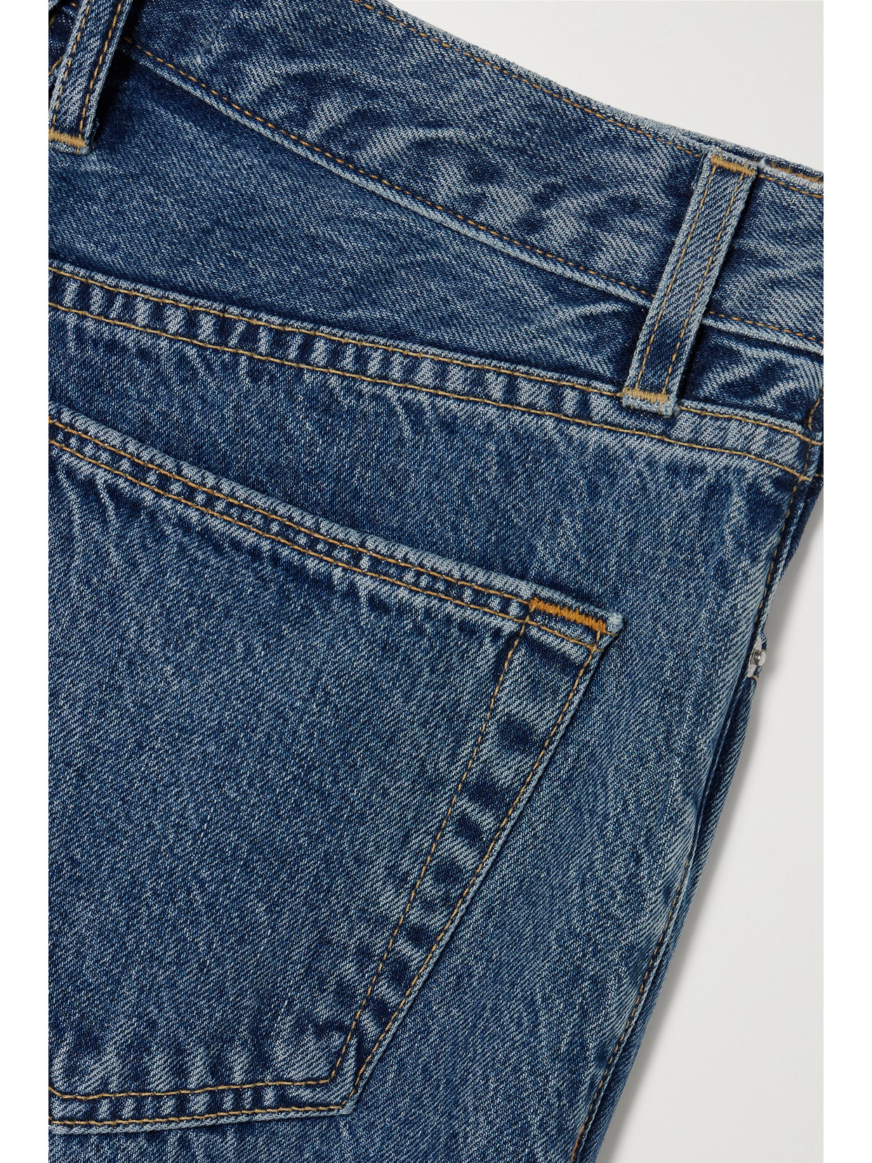 Slvrlake Abby Pleated High-rise Wide-leg Jeans In Blue