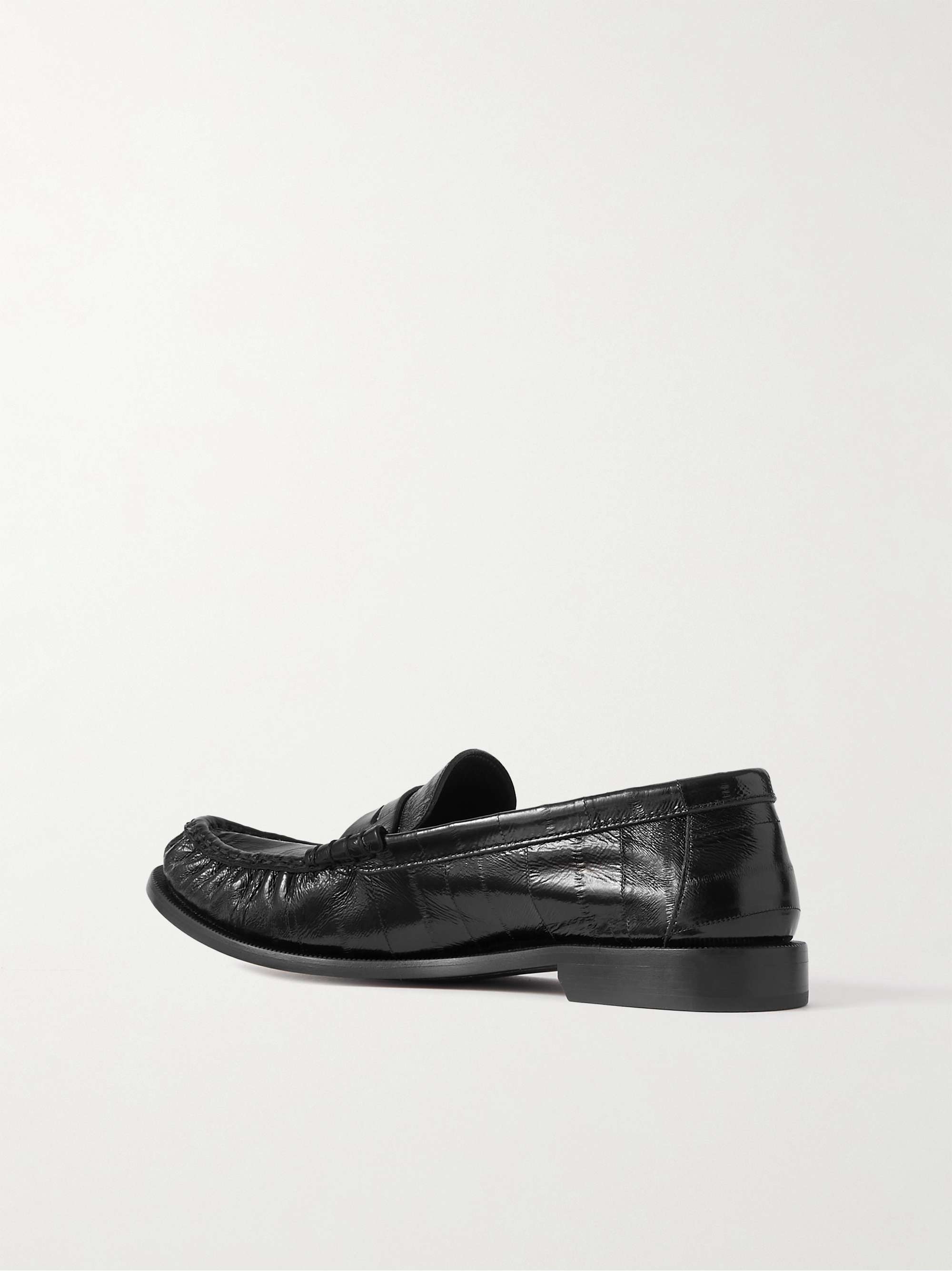 SAINT LAURENT Leather loafers