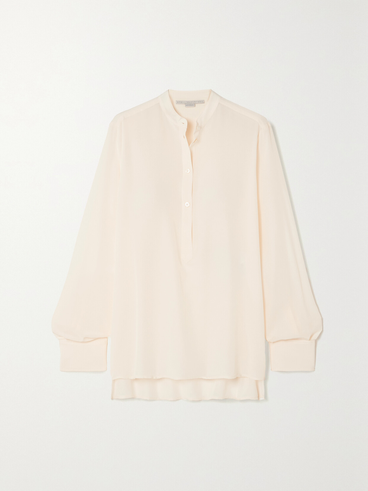 Stella McCartney - Eva Silk Crepe De Chine Blouse - Neutrals