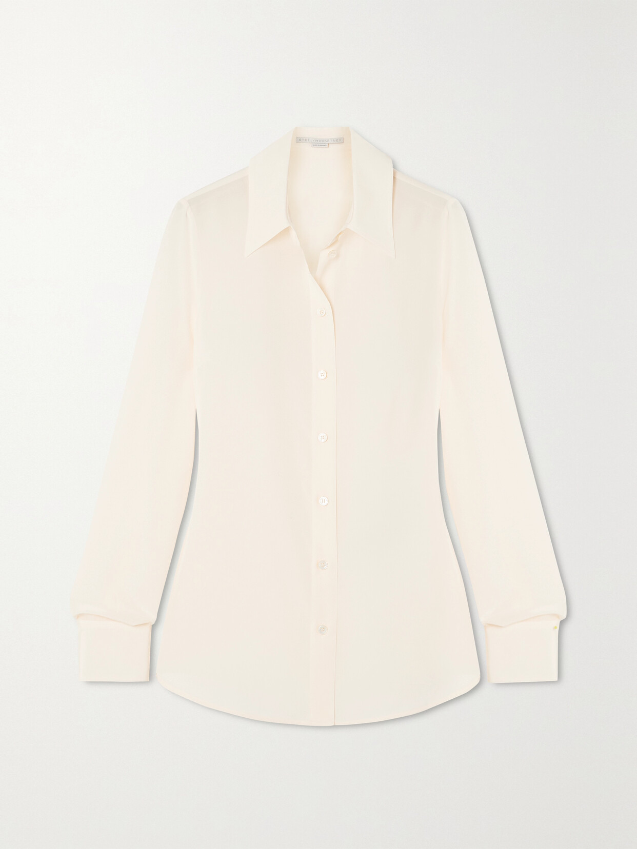 Stella McCartney - Silk Crepe De Chine Shirt - Neutrals