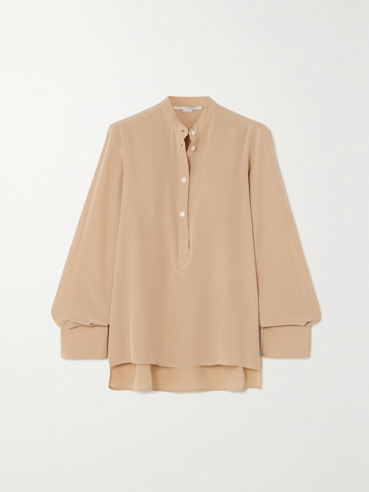 Stella McCartney - Eva Silk Crepe De Chine Blouse - Brown