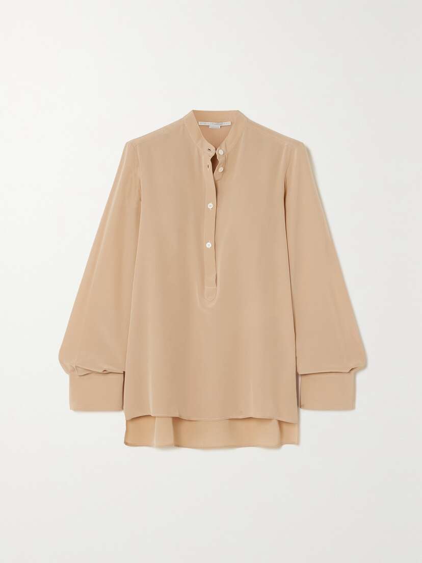 Stella McCartney Eva Silk Crepe De Chine Blouse
