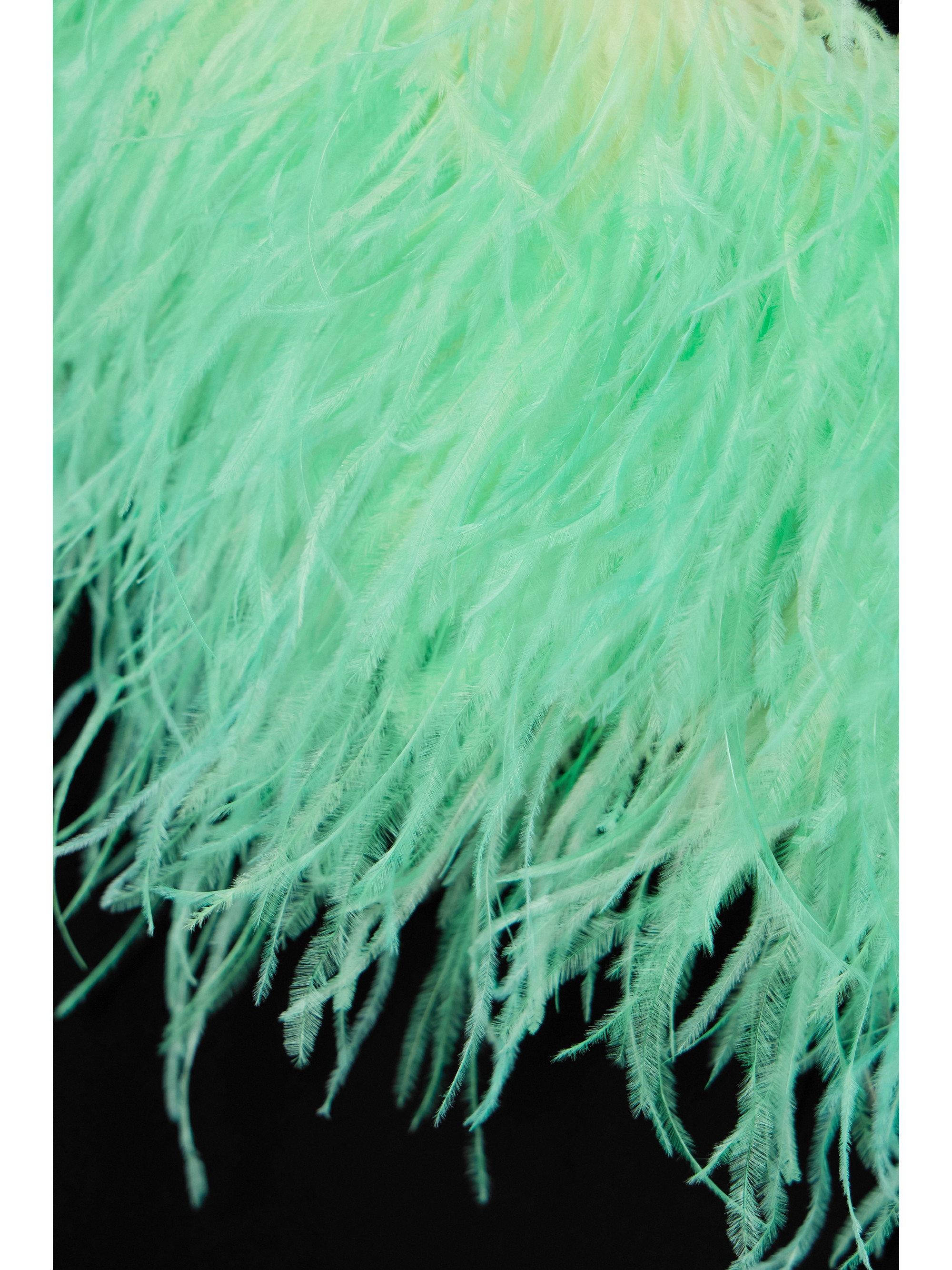 self-portrait Feather-trimmed crystal-embellished crepe mini dress thumbnail
