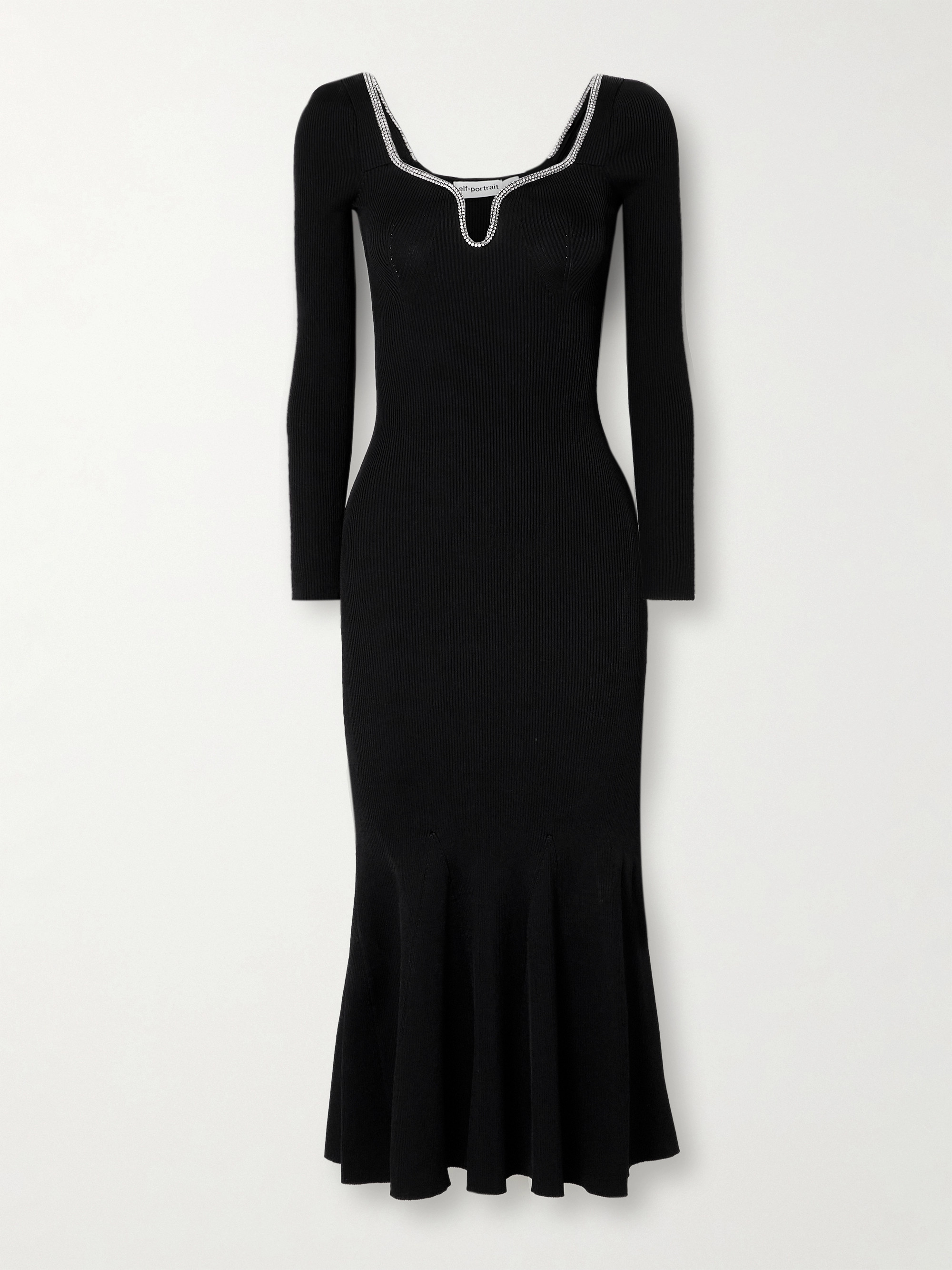 self-portrait ruffled sequined stretch-tulle midi dress SELF-PORTRAIT One-Shoulder Ruched Sequined Stretch-Tulle Midi Dress