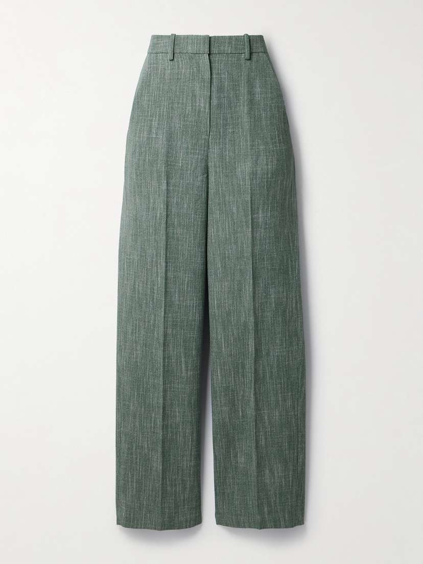 Co Wool-blend Straight-leg Pants