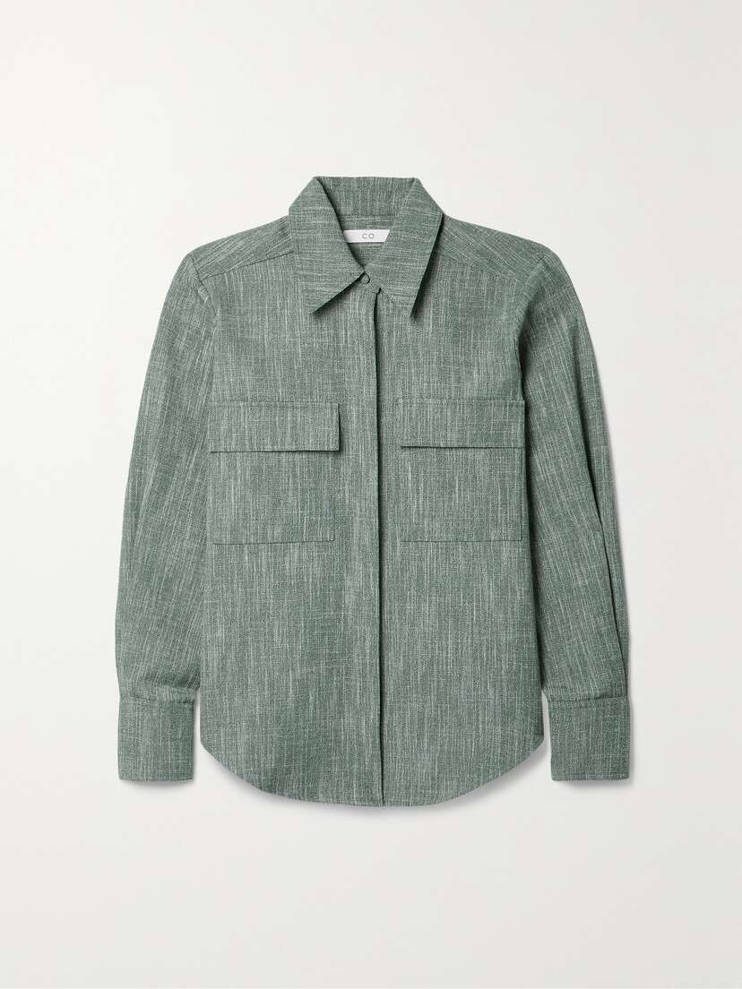 Co Wool-blend Shirt