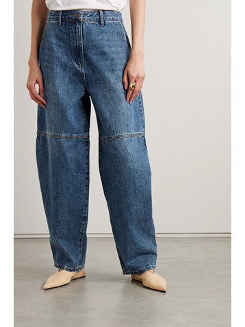 CO Paneled high-rise wide-leg jeans