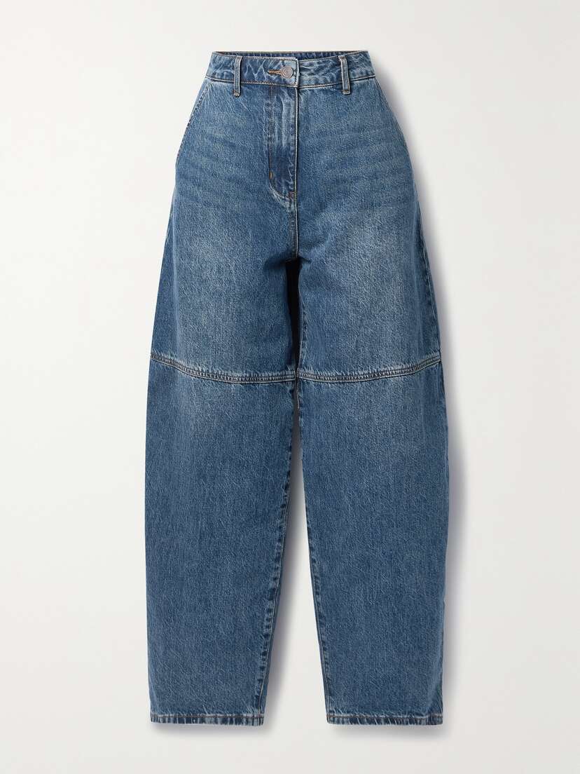 Co Paneled High-rise Wide-leg Jeans