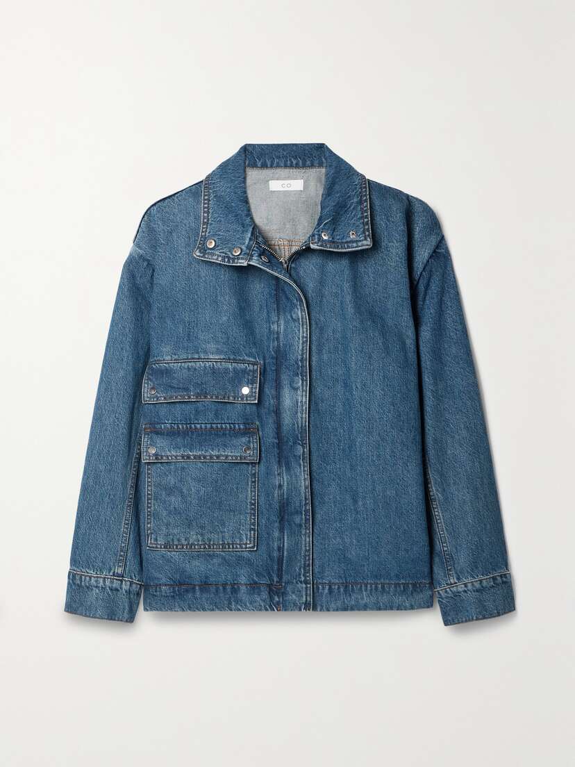 Co Denim Bomber Jacket