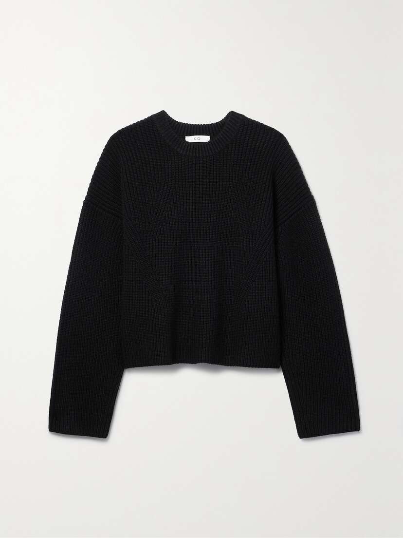 Co Ribbed Wool Sweater