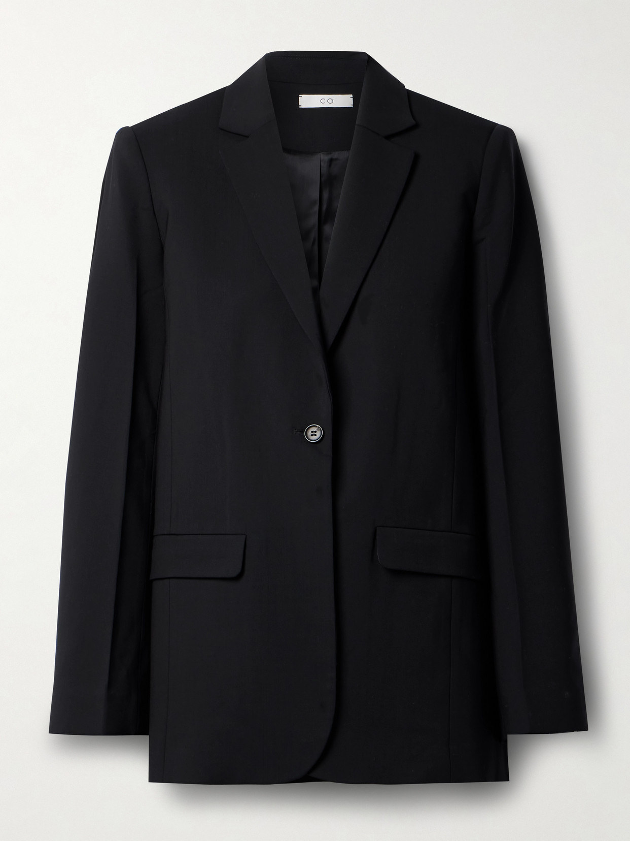 Co Wool-blend Blazer In Black