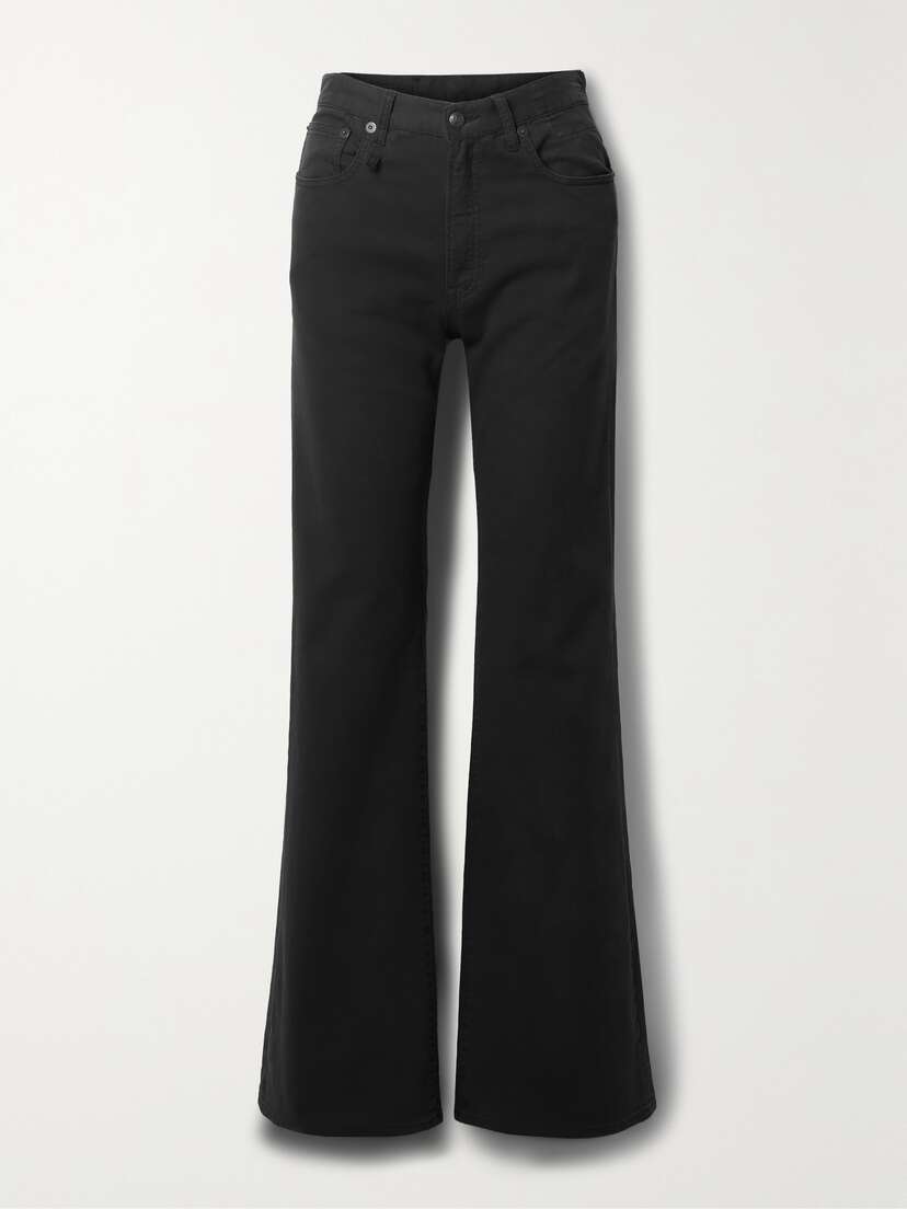 R13 Jane Cotton-blend Corduroy Straight-leg Pants