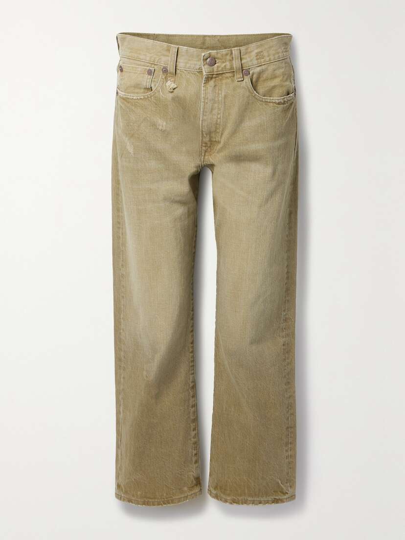 R13 Distressed Boyfriend Jeans