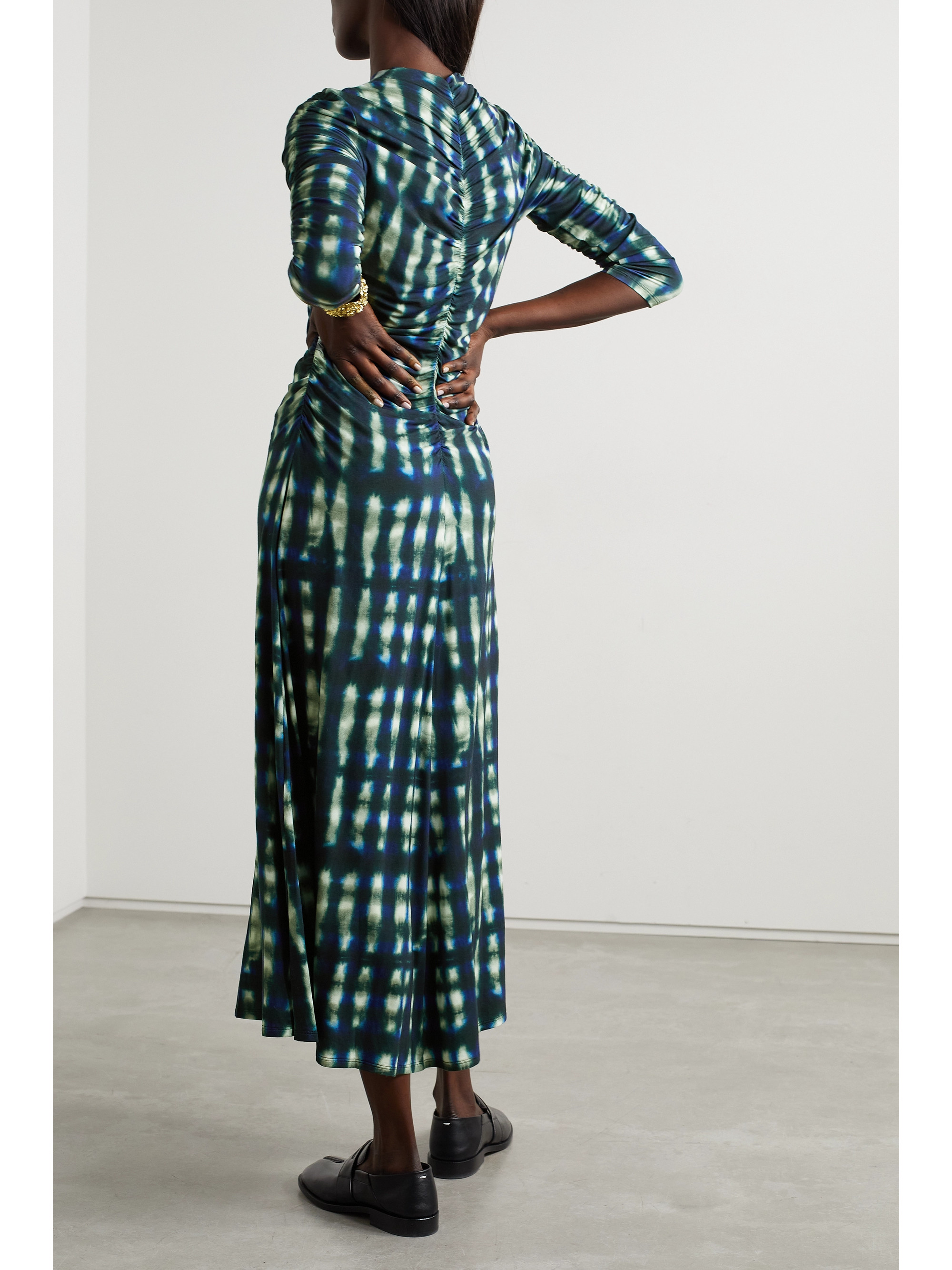 Proenza Schouler White Label - Natalee ruched tie-dyed stretch