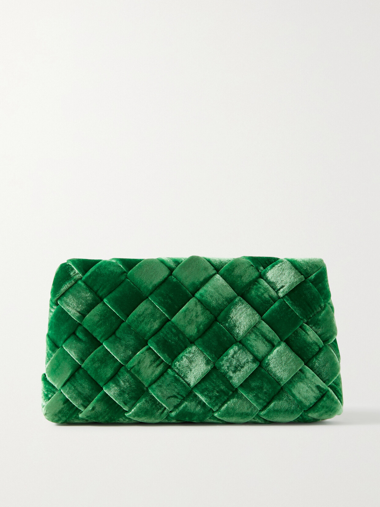 Loeffler Randall Aviva Woven Velvet Clutch