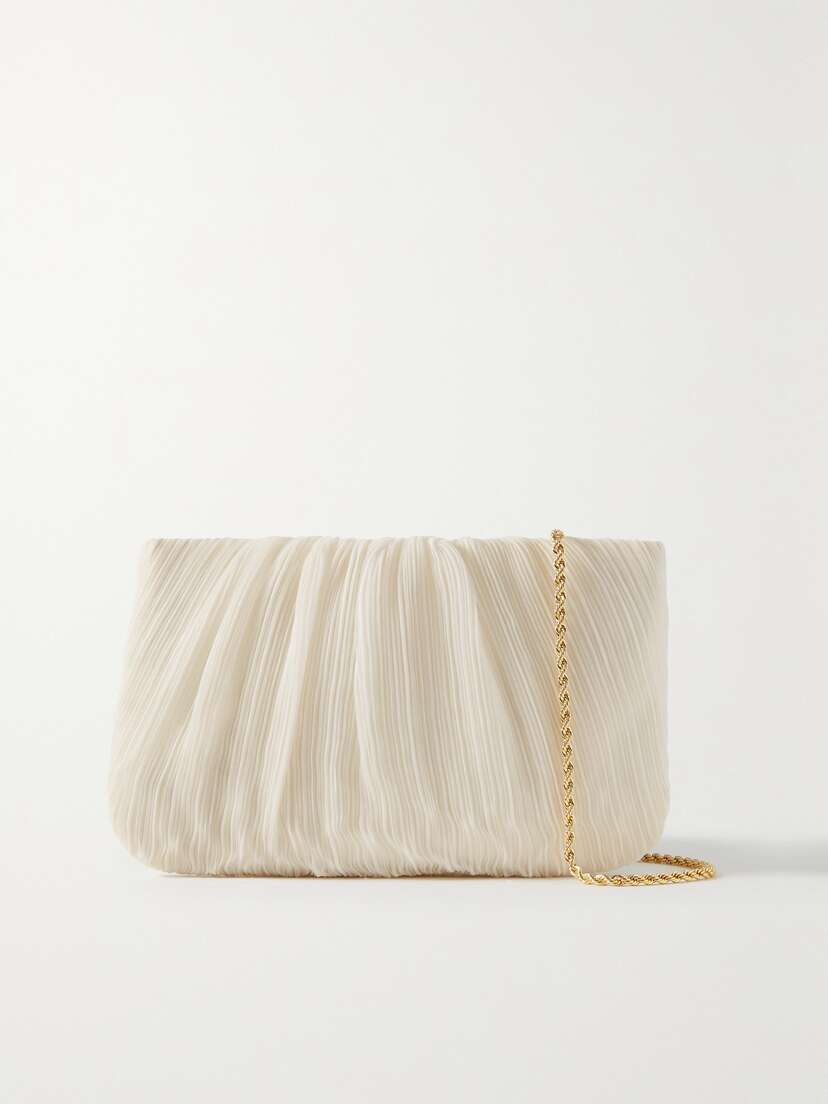 Loeffler Randall Brit Plissé-organza Clutch