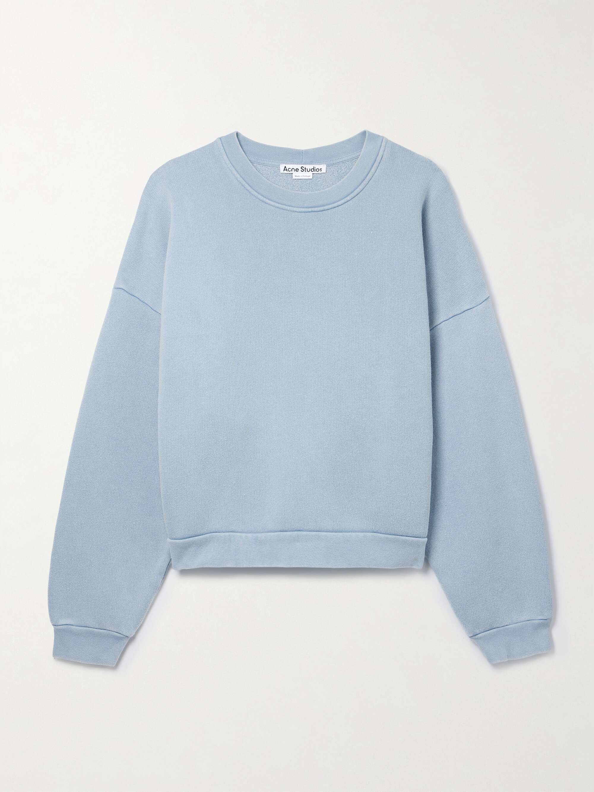 ACNE STUDIOS Oversized organic cotton sweatshirt | NET-A-PORTER