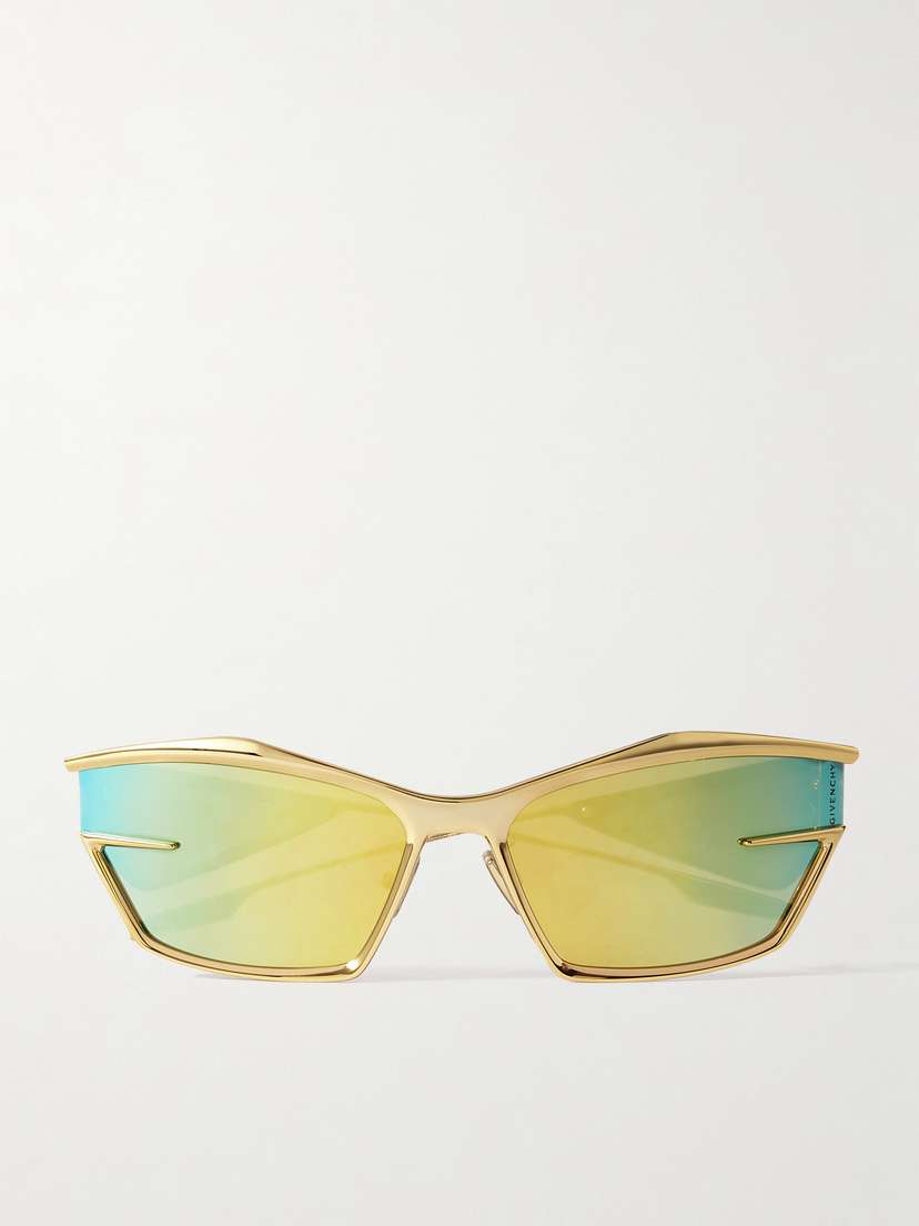 Givenchy Cat-eye Gold-tone Sunglasses