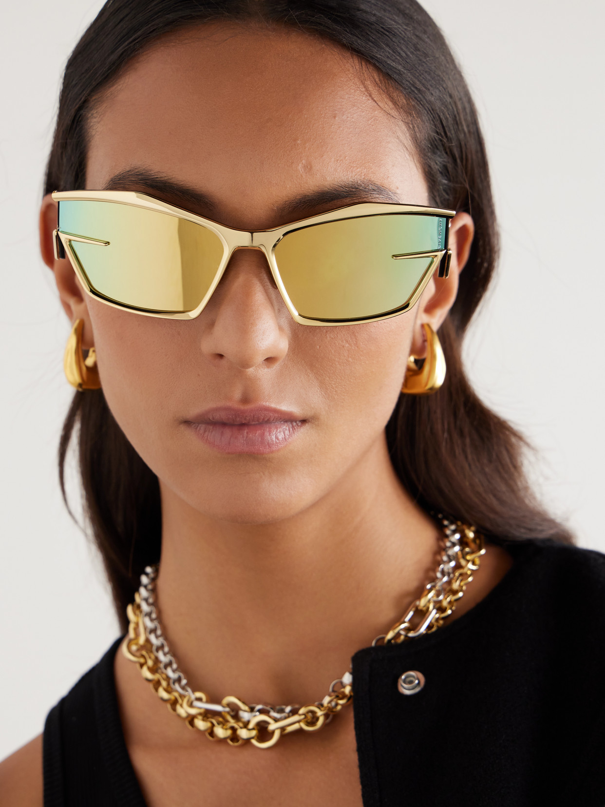 Givenchy Cat-eye Gold-tone Sunglasses In Gold
