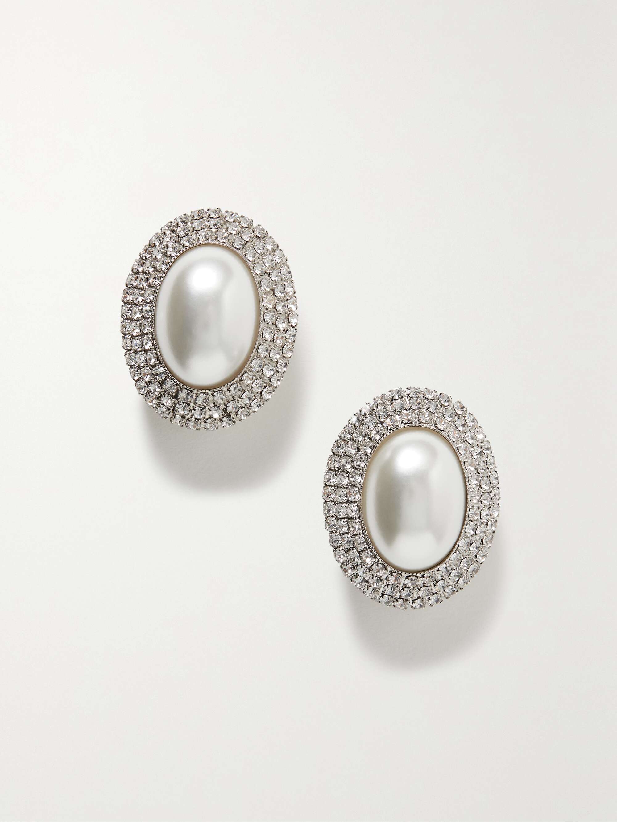 Alessandra rich pearl earrings deals