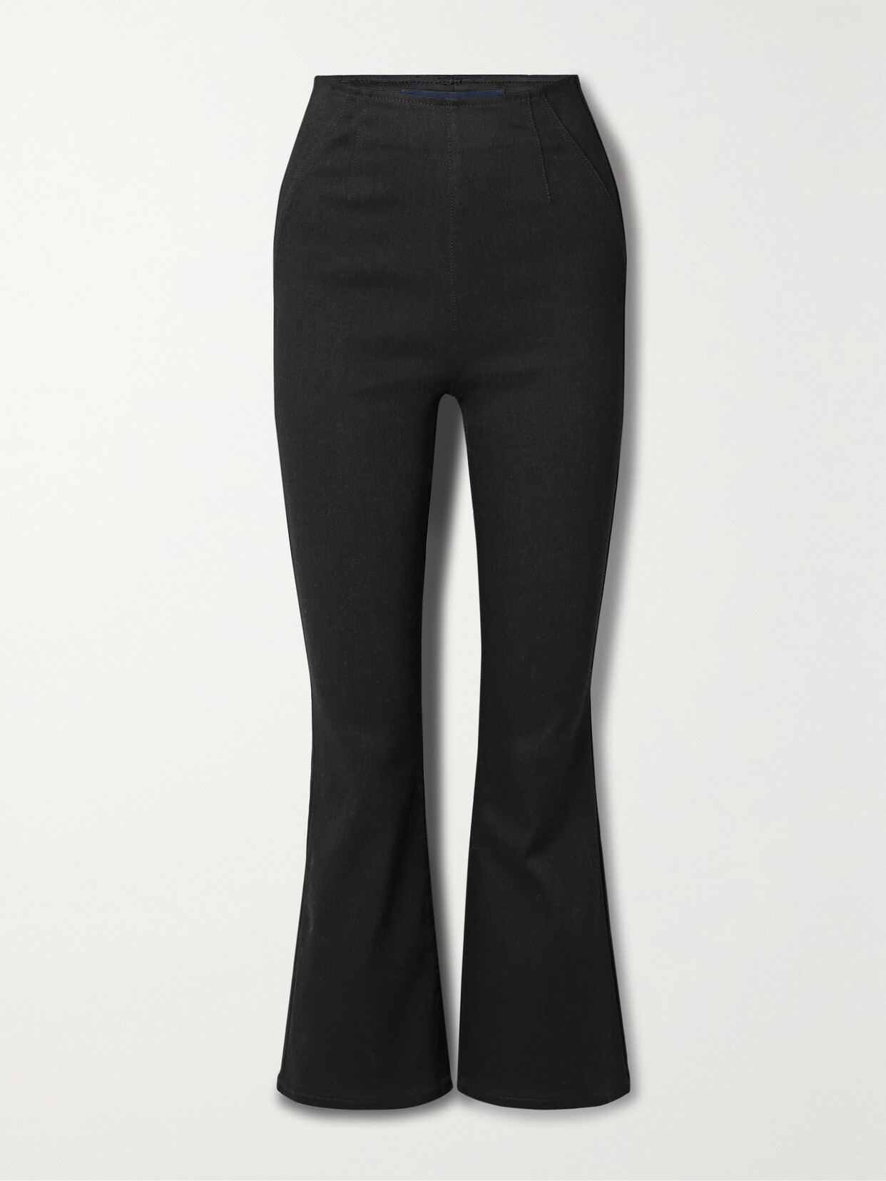 Veronica Beard Off-duty Carson Stretch-denim Bootcut Jeans - Black