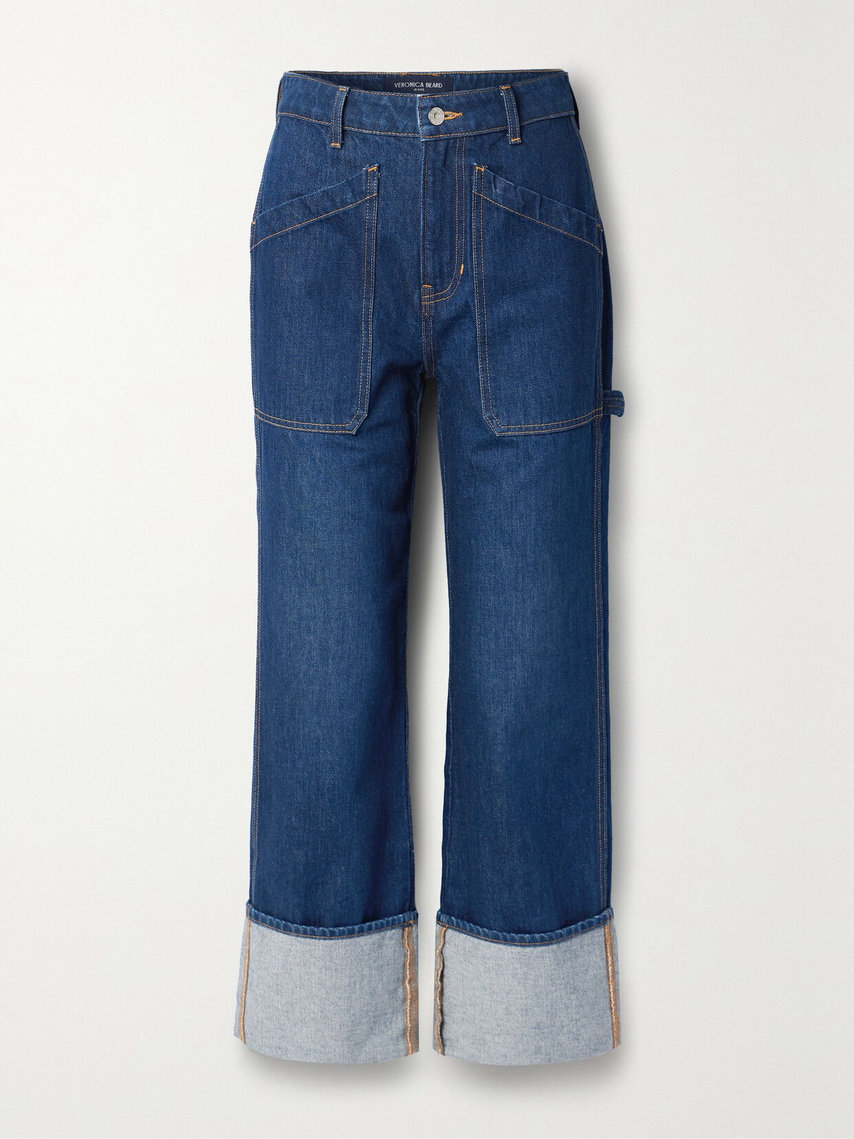 Veronica Beard Dylan High-rise Wide-leg Jeans In Blue