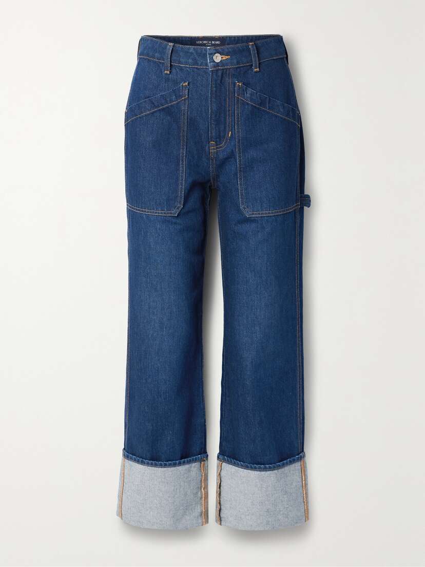 Veronica Beard Dylan High-rise Wide-leg Jeans