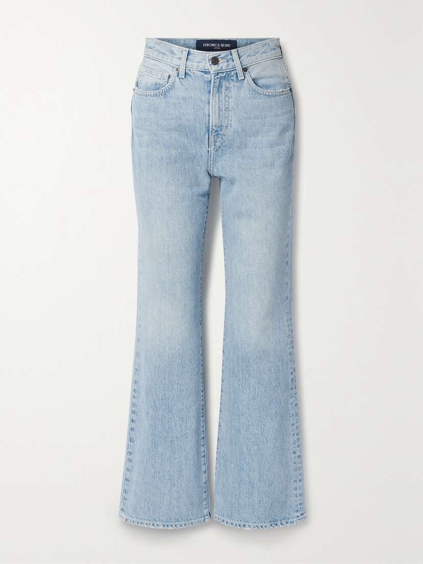 Veronica Beard Crosbie High-rise Wide-leg Jeans