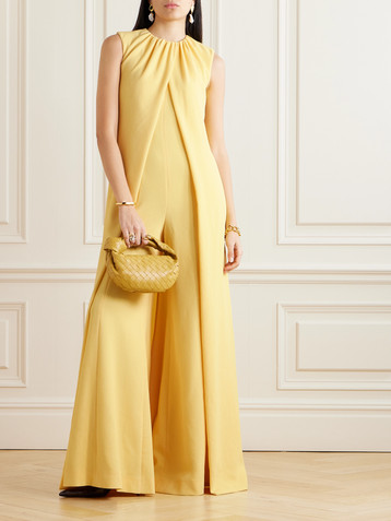 Emilia Wickstead Aliza wide-leg stretch-crepe jumpsuit