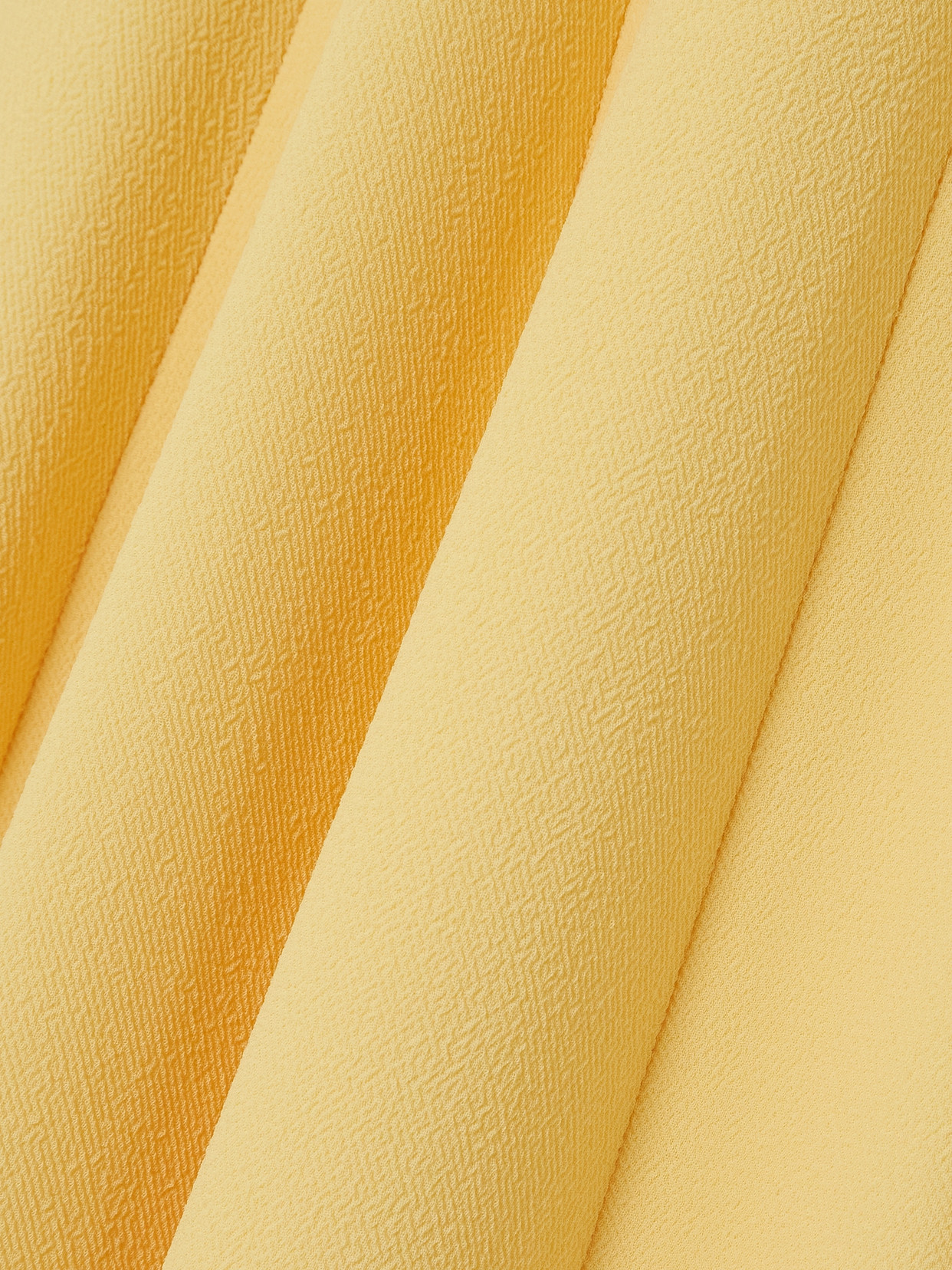Emilia Wickstead Marlease Pleated Stretch-crepe Gown In Yellow