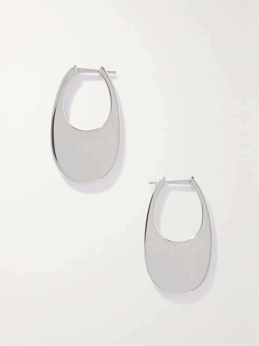 Coperni Swipe Silver-tone Earrings