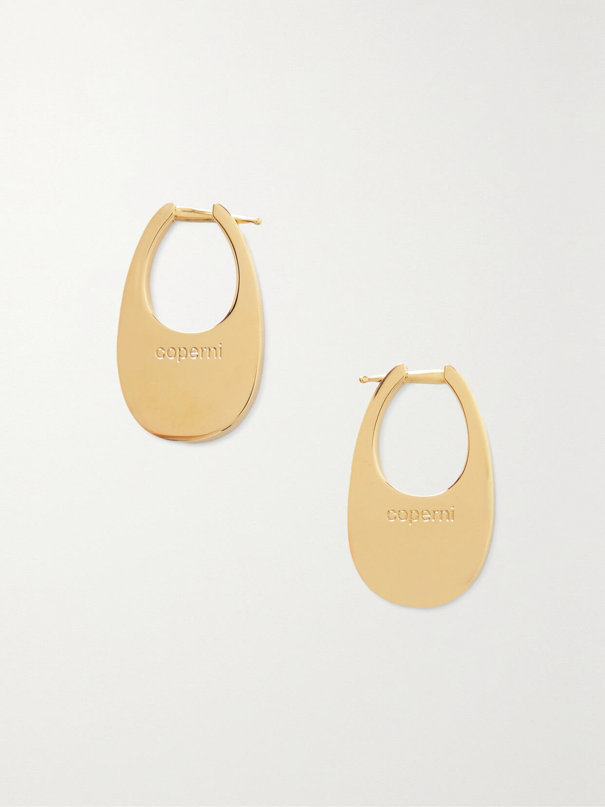 Coperni - Swipe Gold-tone Earrings - One size