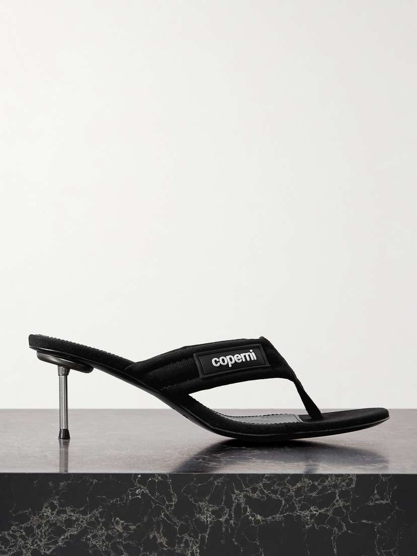 Coperni Logo-appliquéd Webbing Sandals