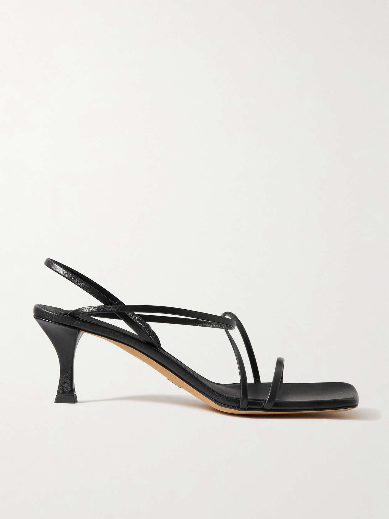 Proenza Schouler Leather Slingback Sandals In Black