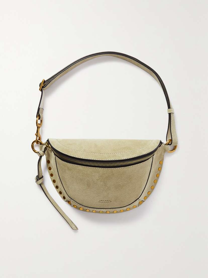 Isabel Marant Skano Studded Suede Belt Bag