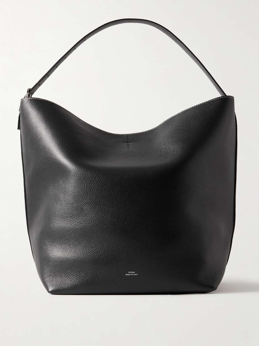 TOTEME Textured-leather Tote