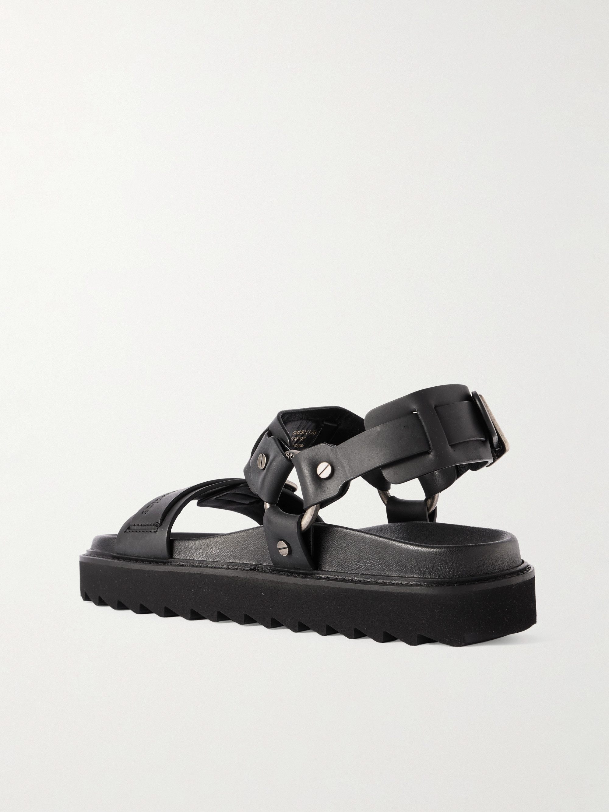 Acne Studios Embellished leather sandals thumbnail