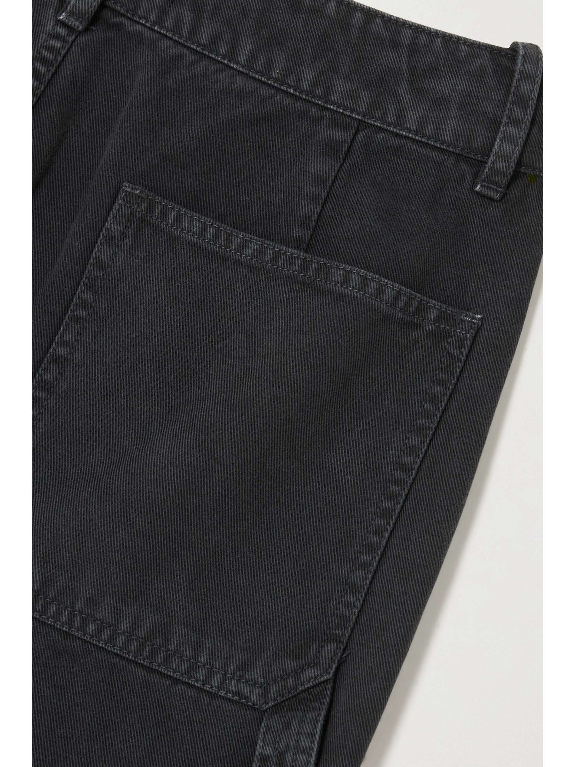 NILI LOTAN Quentin cotton-twill wide-leg pants