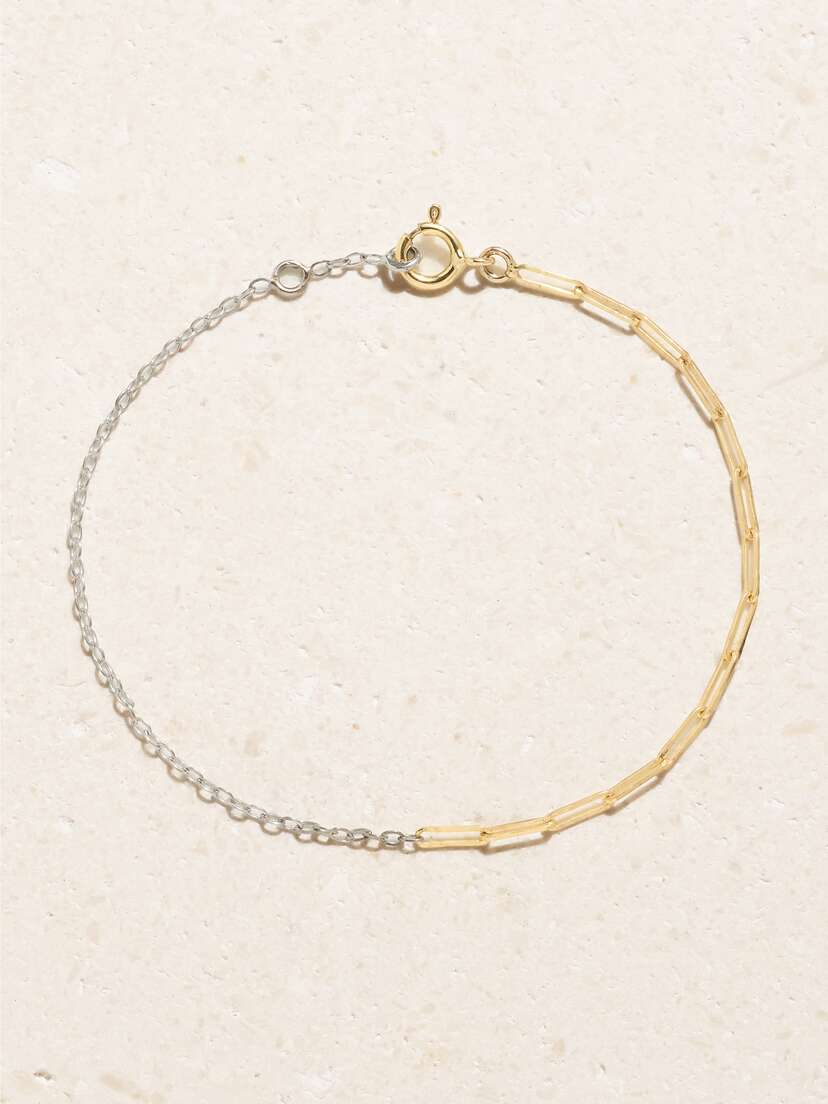 Yvonne Léon 18-karat White And Yellow Gold Bracelet