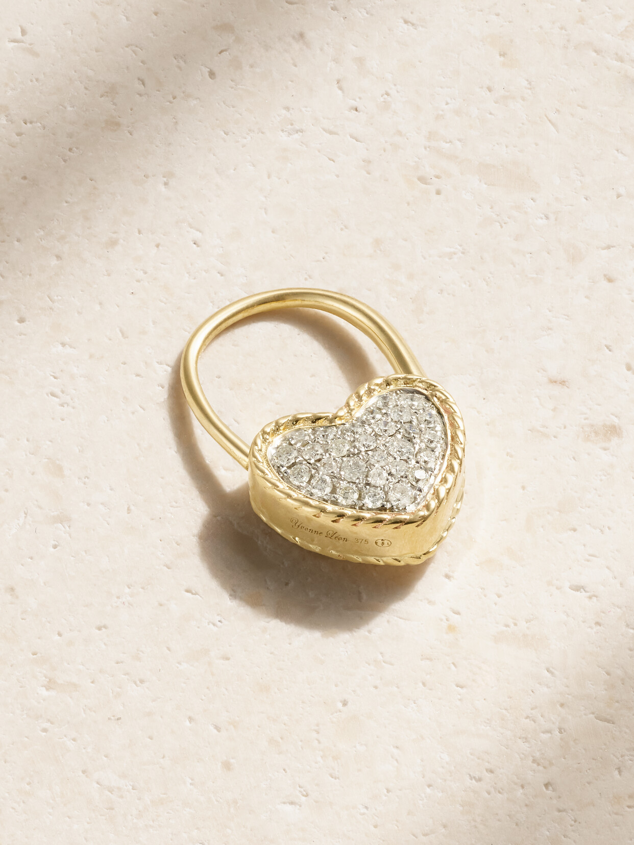 Yvonne Léon - 9-karat Gold Diamond Single Earring - One size