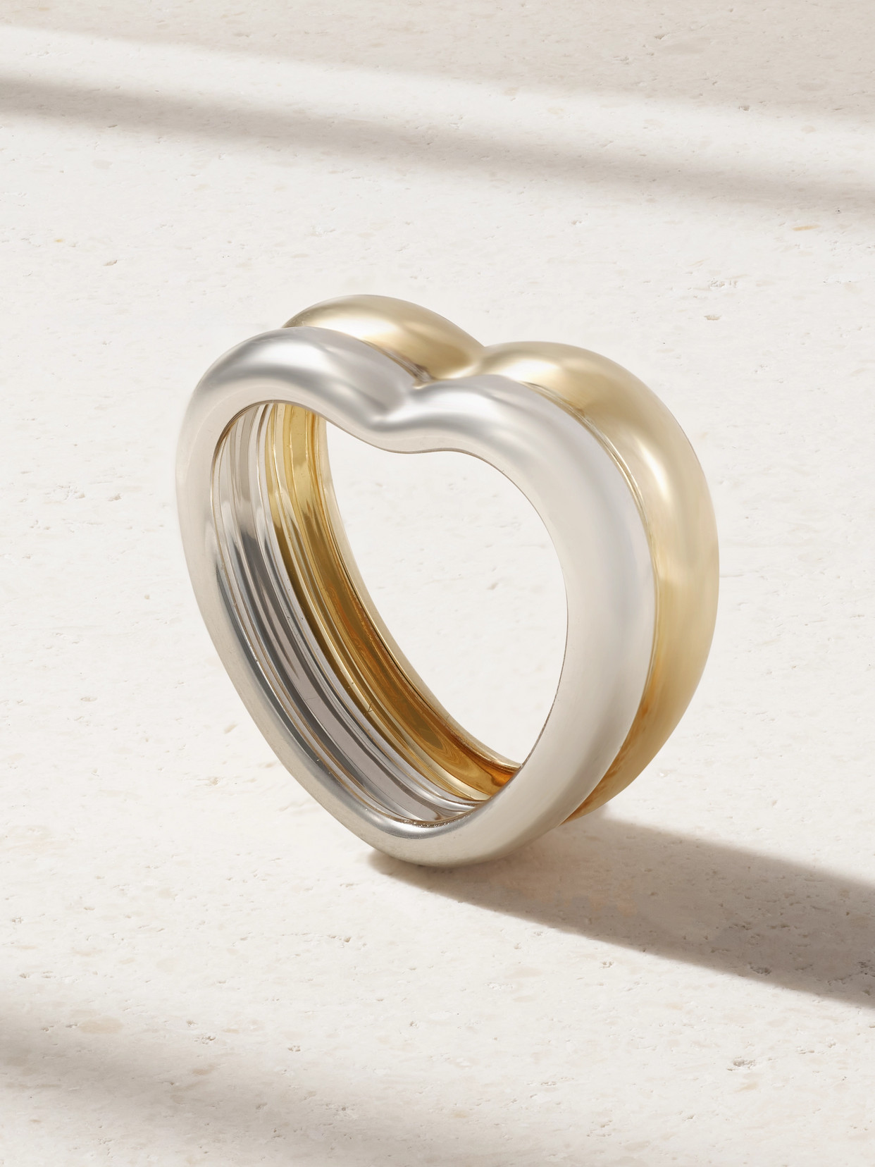 Yvonne Léon - 9-karat Yellow And White Gold Ring - 8