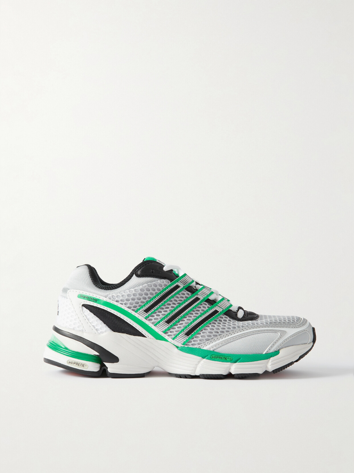 adidas Originals - Supernova Cushion 7 Mesh And Faux Leather Sneakers - Green