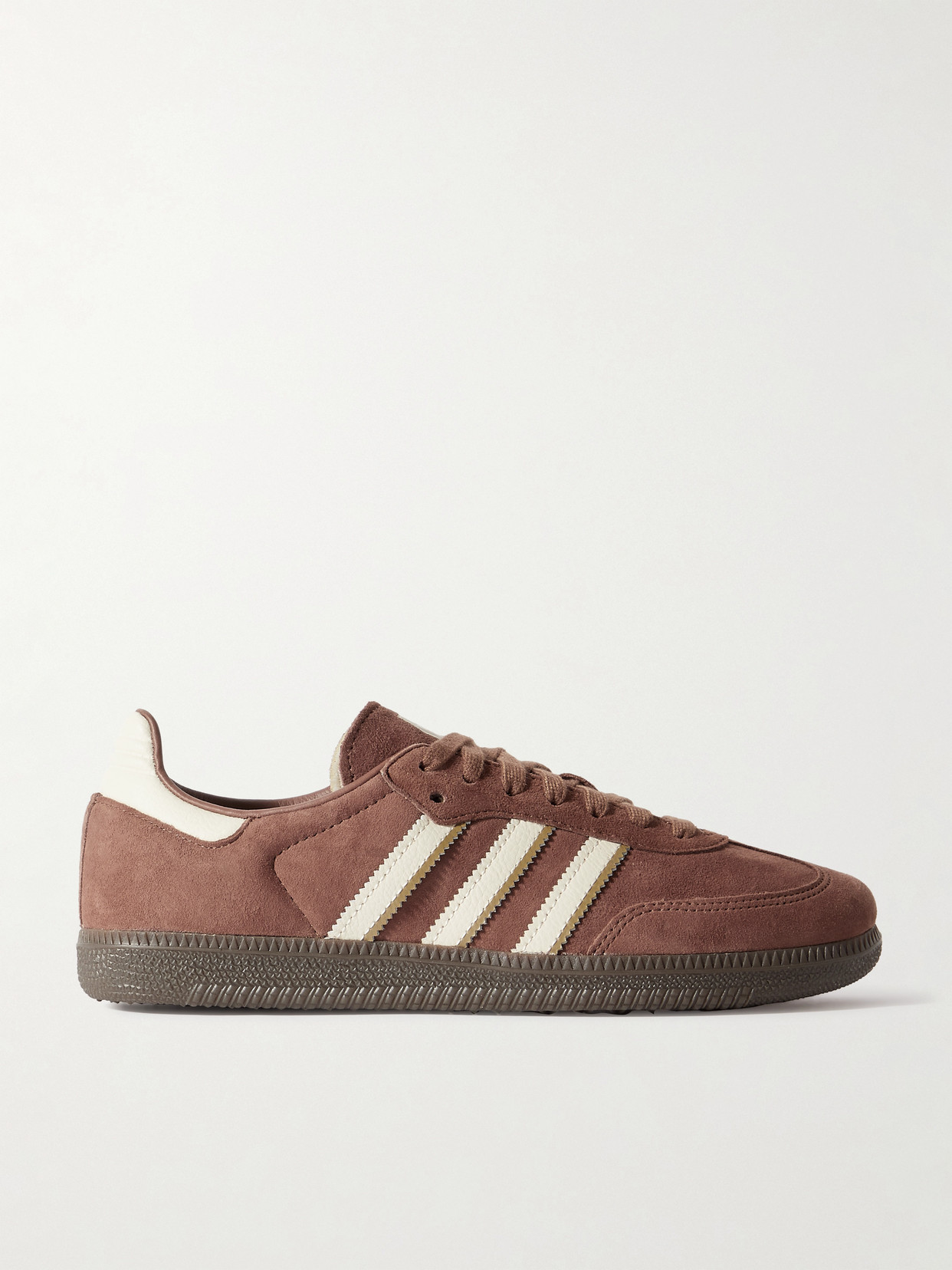 ADIDAS ORIGINALS SAMBA OG LEATHER-TRIMMED NUBUCK SNEAKERS