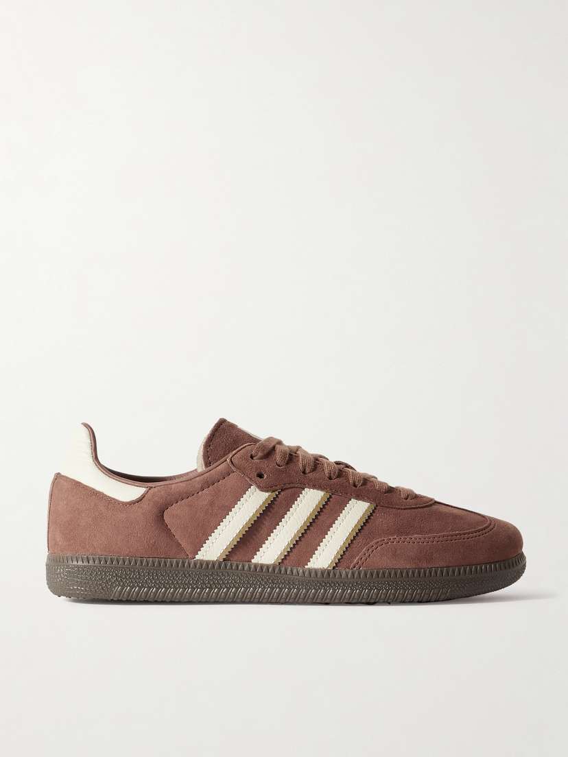 adidas Originals Samba Og Leather-trimmed Nubuck Sneakers