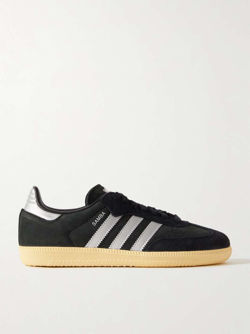 adidas Originals Samba Og Suede And Metallic Leather Sneakers - UK 7